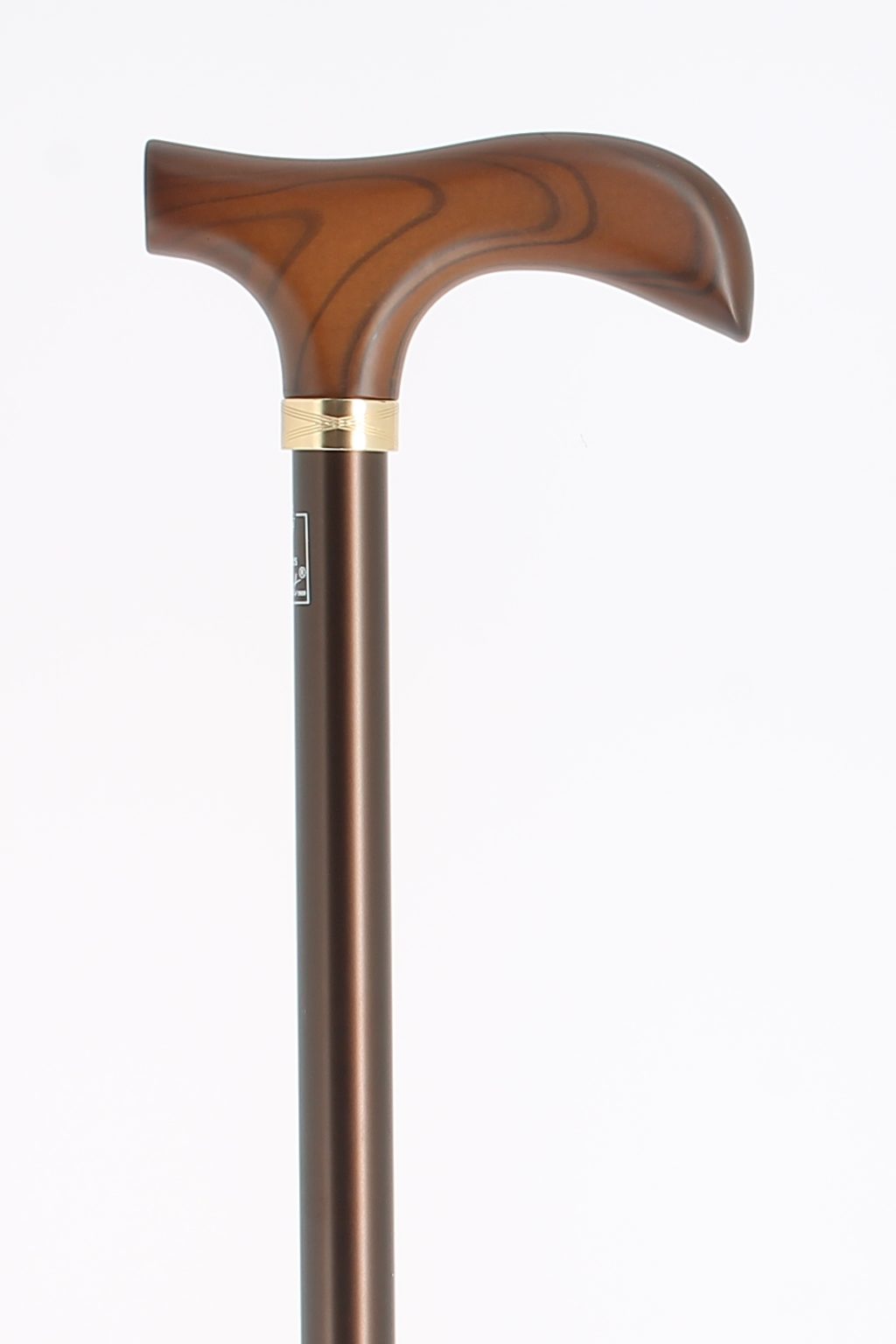 Canne réglable 159 marron poignée en érable