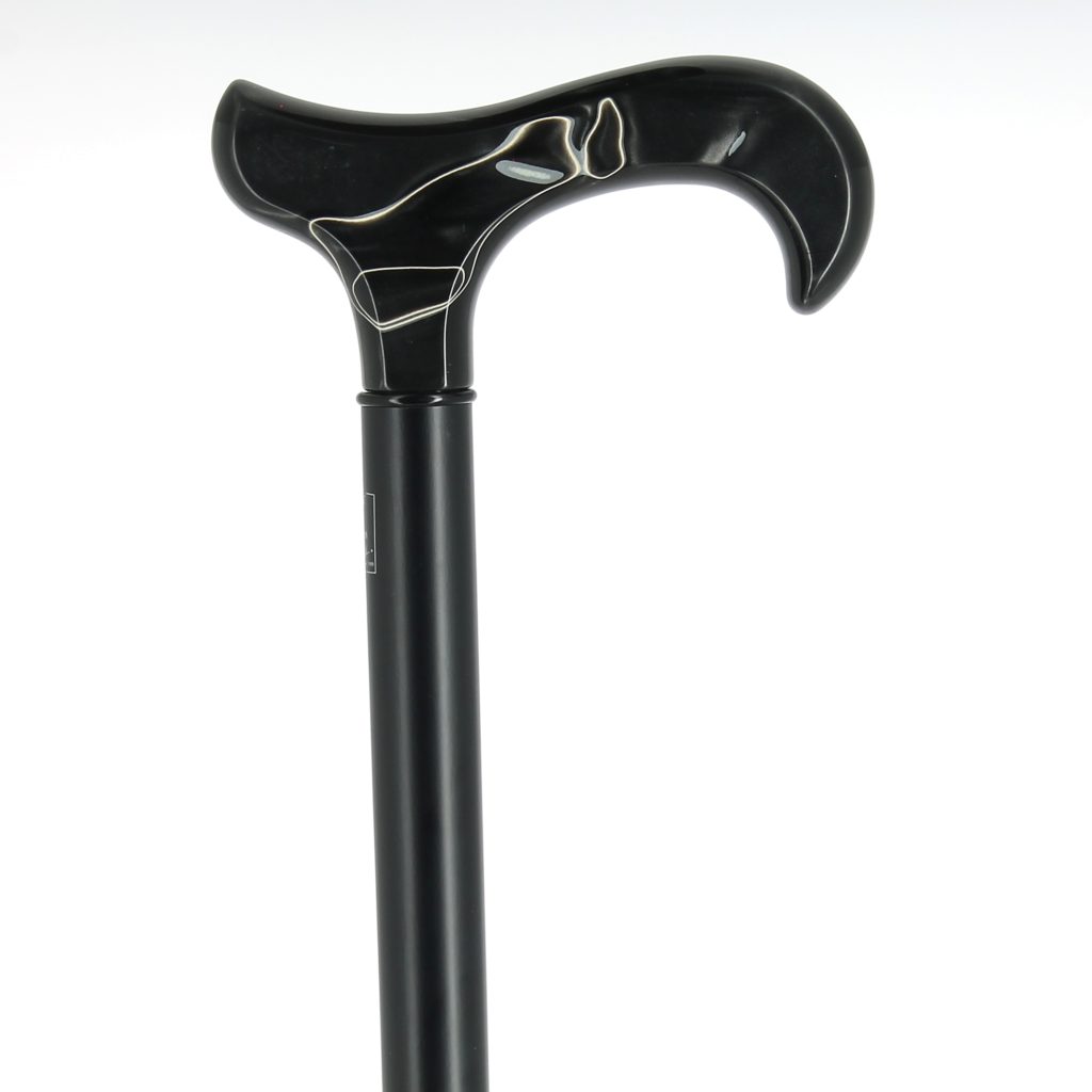 Canne avec poignée XXL en plexiglas