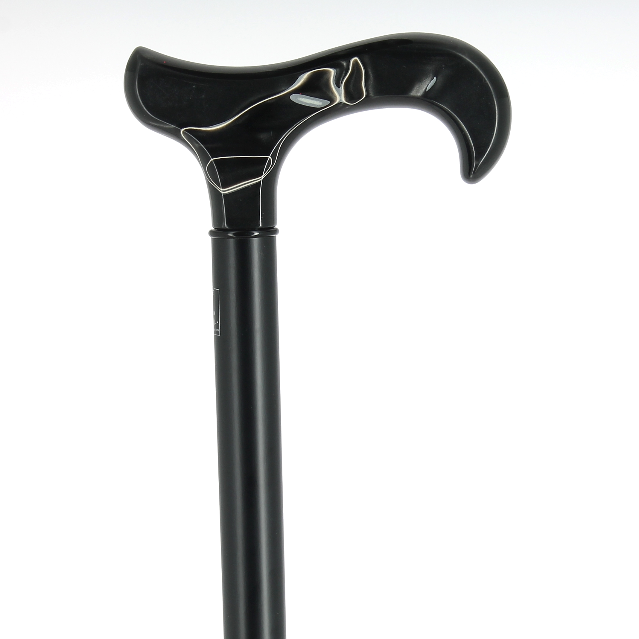 Canne avec poignée XXL en plexiglas