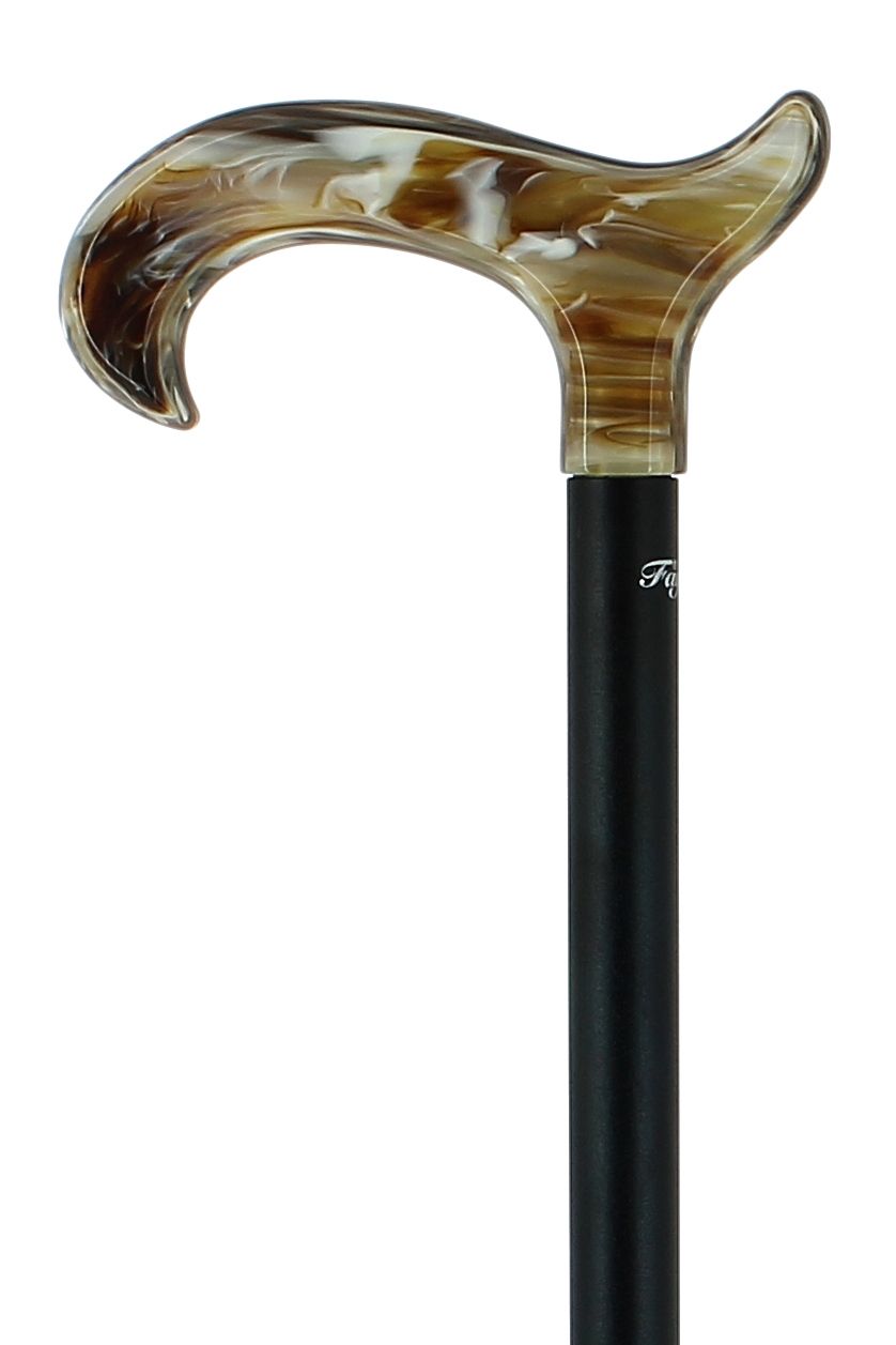 Canne télescopique, poignée plexiglas