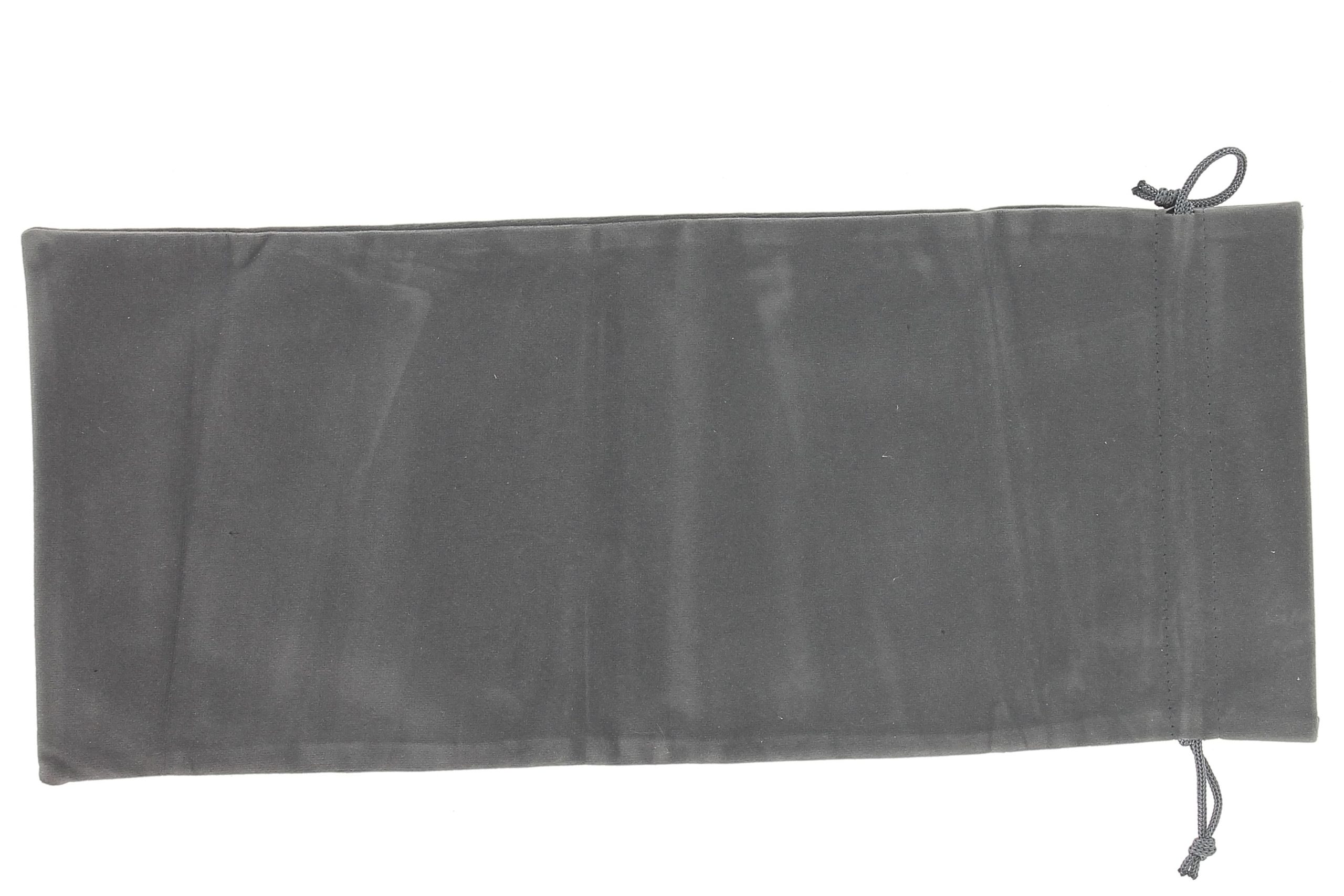 Pochette en velour gris pour canne ou parapluie pliant