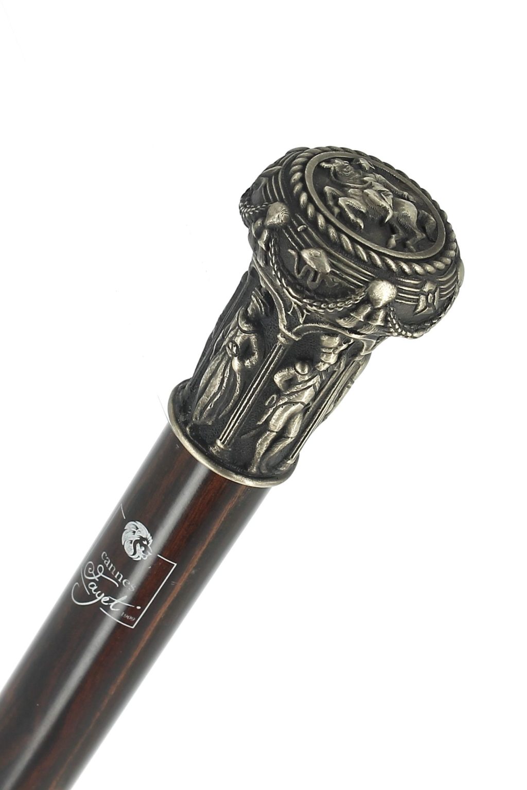 Canne épée - 974E Napoléon et soldats de l'empire en bronze vieilli