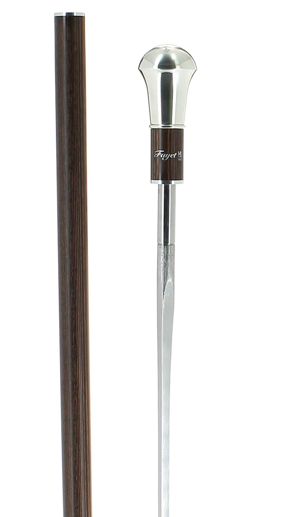 Canne épée - 901E Boule en métal argenté